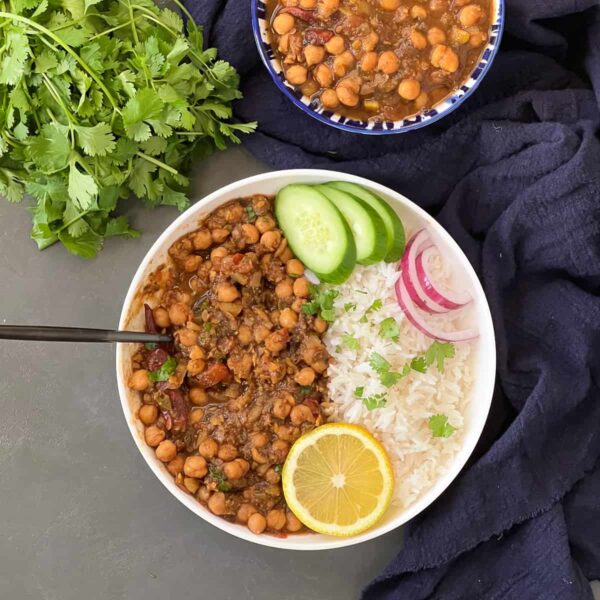 Chole Vegetable Bowl