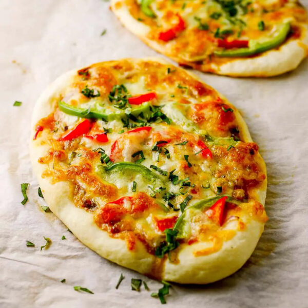 Kashkan Spicy Naan (Pizza Style)